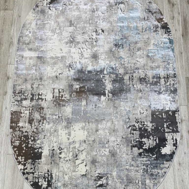 37575A OVAL BLUE / L.GREY Amber