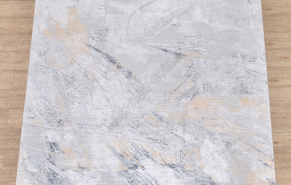 Ковер из вискозы A523A ЦВЕТ GRAY / CREAM