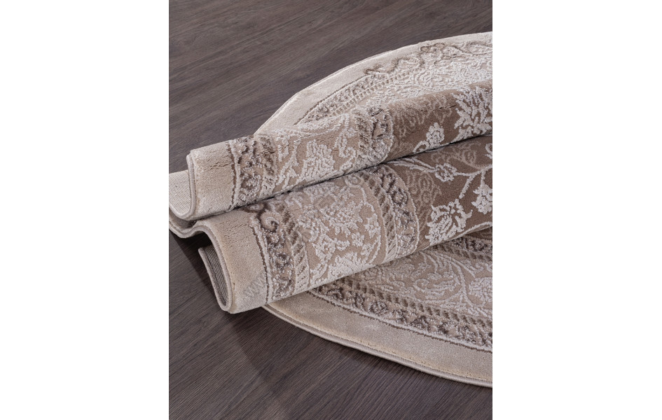 Ковер 03874B - BROWN / BROWN - Овал ARMINA