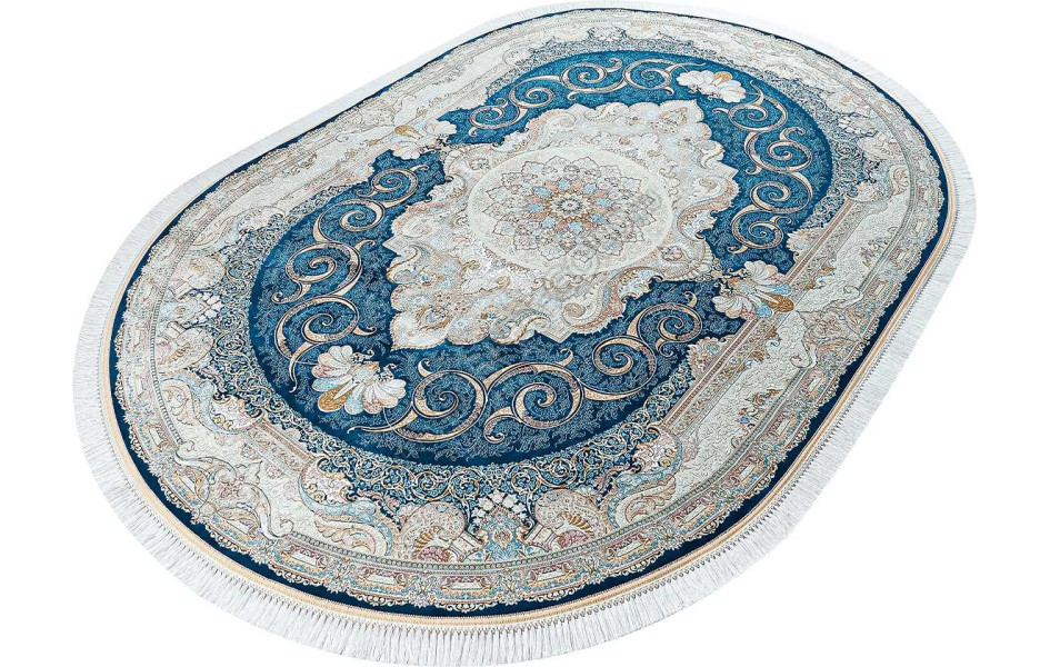 Ковер G144 OVAL D / BLUE Mashad 1500
