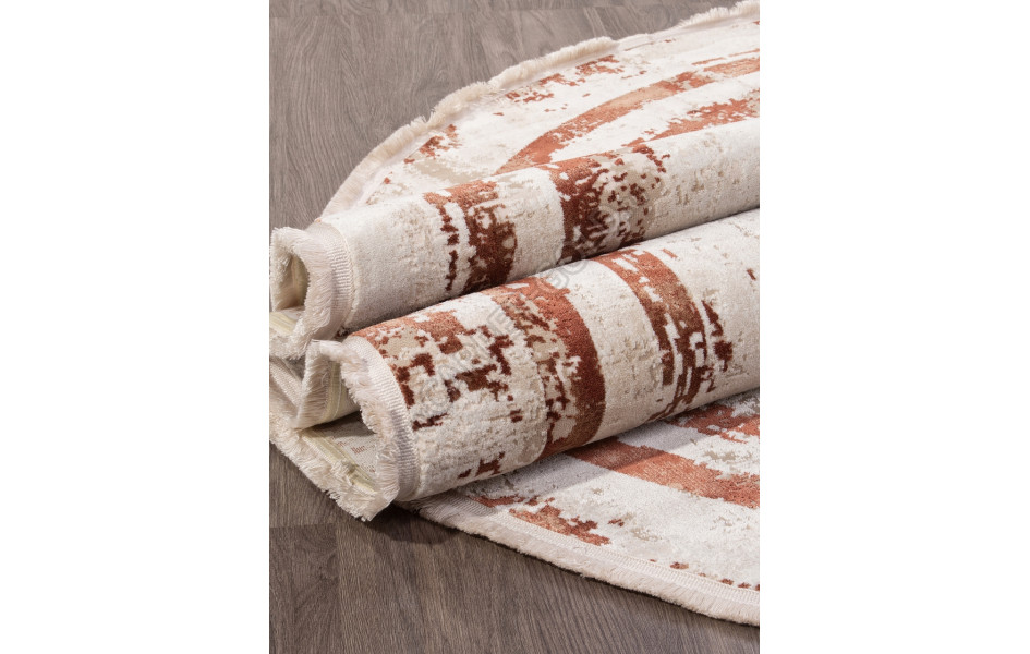 Ковер SI053K - BROWN / BROWN - Овал - коллекция LISSABON