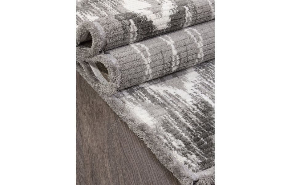 Ковер A949AQ - L.GREY / P.WHITE - Прямоугольник - коллекция JOLI