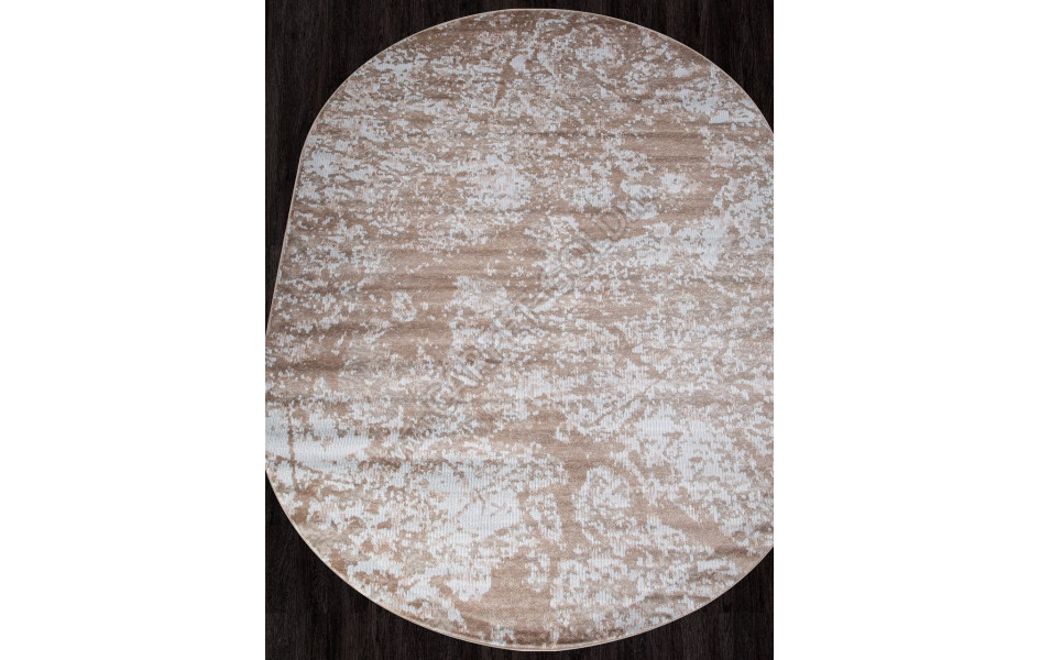 Ковер F041 - BEIGE - Овал - коллекция TORNADO